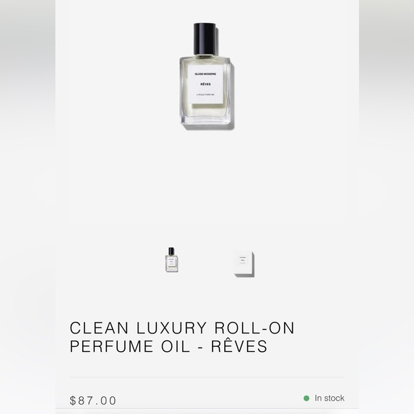 Gloss Moderne - Clean Luxury Roll on Perfume Oil - RÊVES - Picture 10 of 12